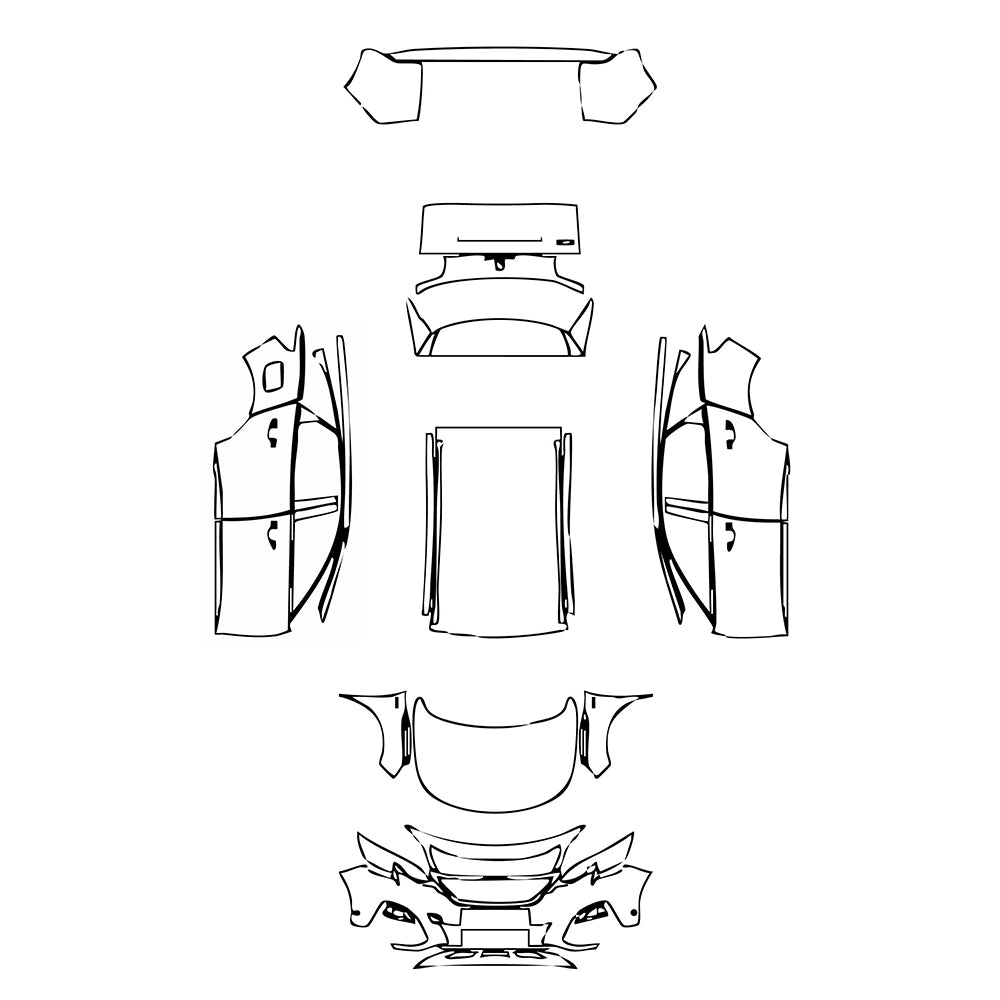 Pre-Cut PPF Peugeot 3008 (EU) GT Line 2018 - PPF-Kits