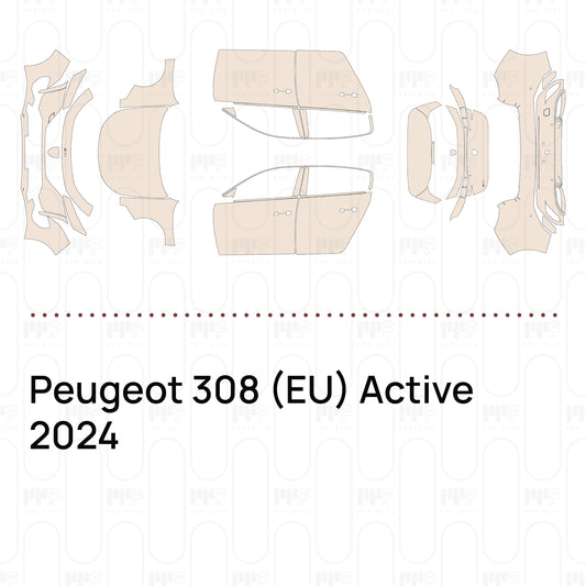 Pre-Cut PPF Peugeot 308 (EU) Active 2024