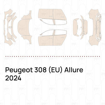 PPF precortado Peugeot 308 (EU) Allure 2024