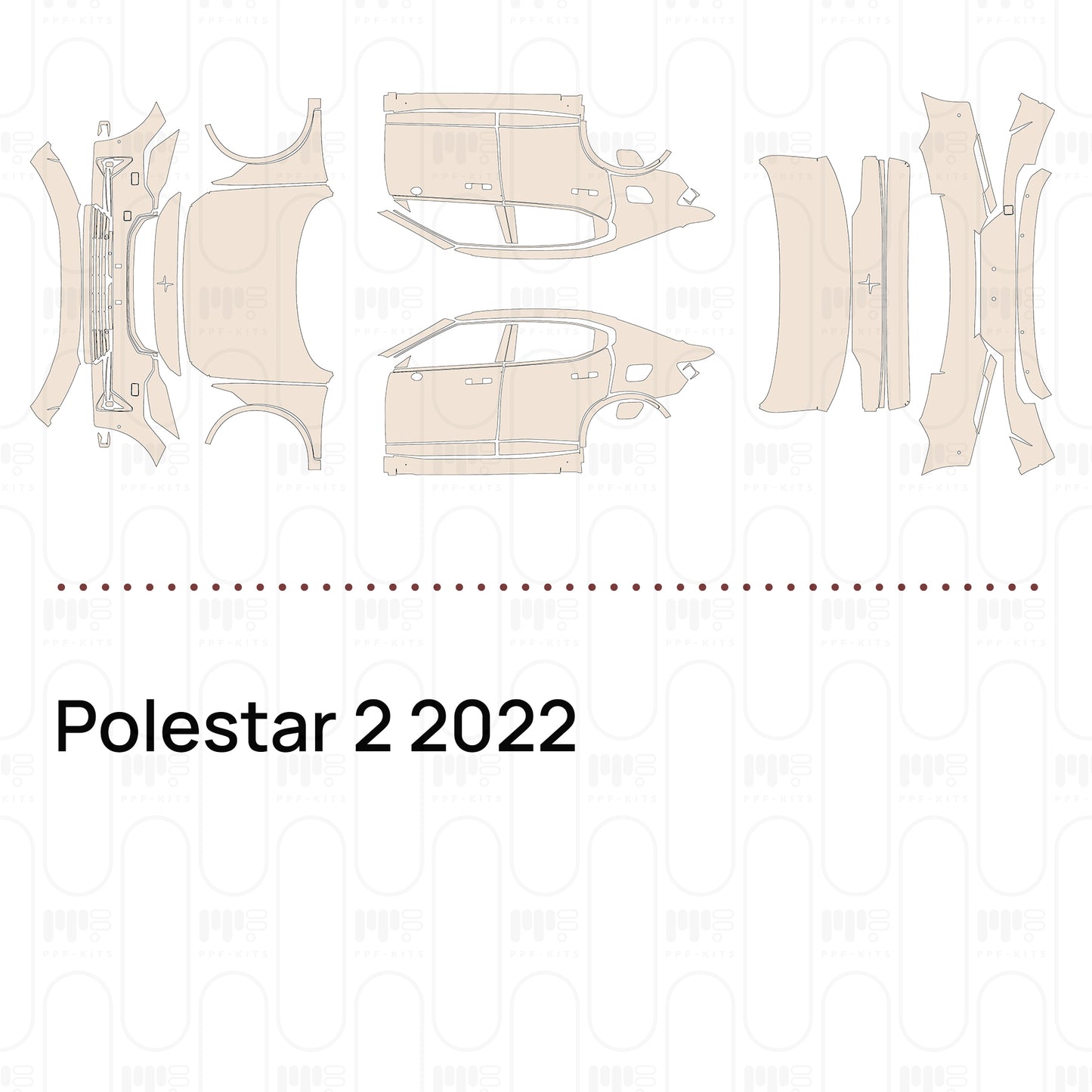 Pre-Cut PPF Polestar 2 2022