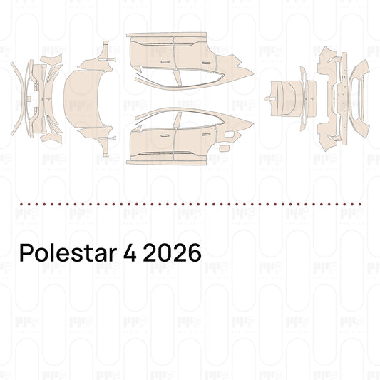 Pre-Cut PPF Polestar 4 2026