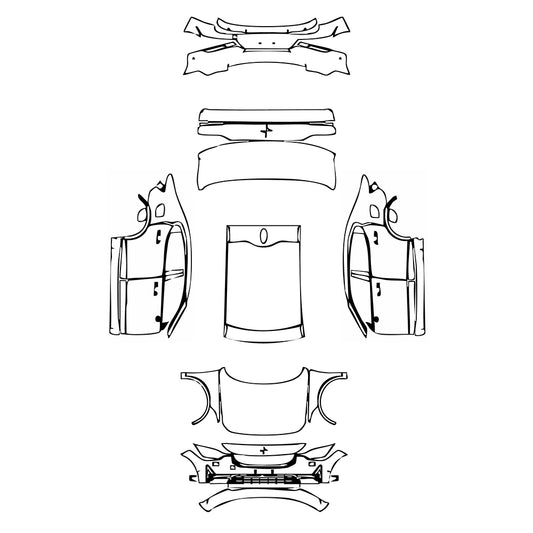 Pre-Cut PPF Polestar Polestar 2 2022 - PPF-Kits