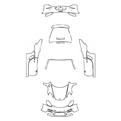 Pre-Cut PPF Porsche 718 Boxter Boxter 2019 - PPF-Kits