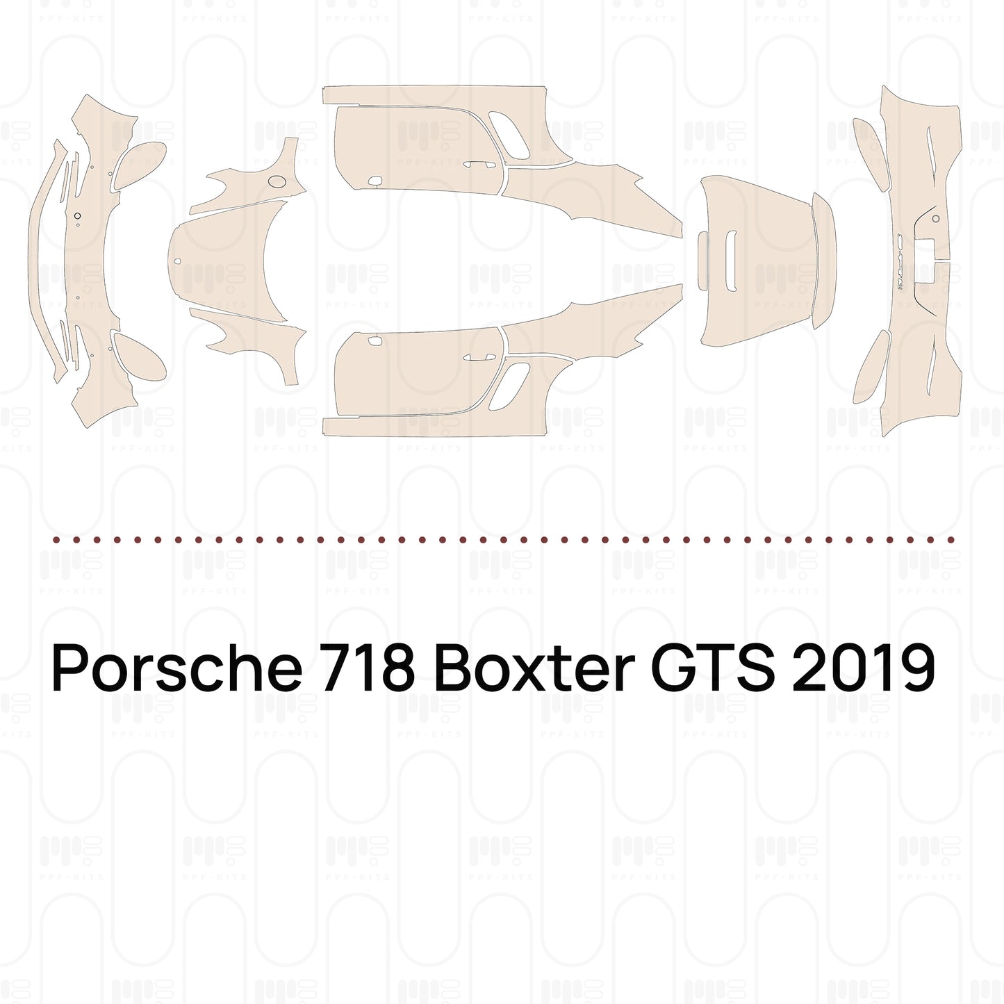PPF precortado Porsche 718 Boxter GTS 2019
