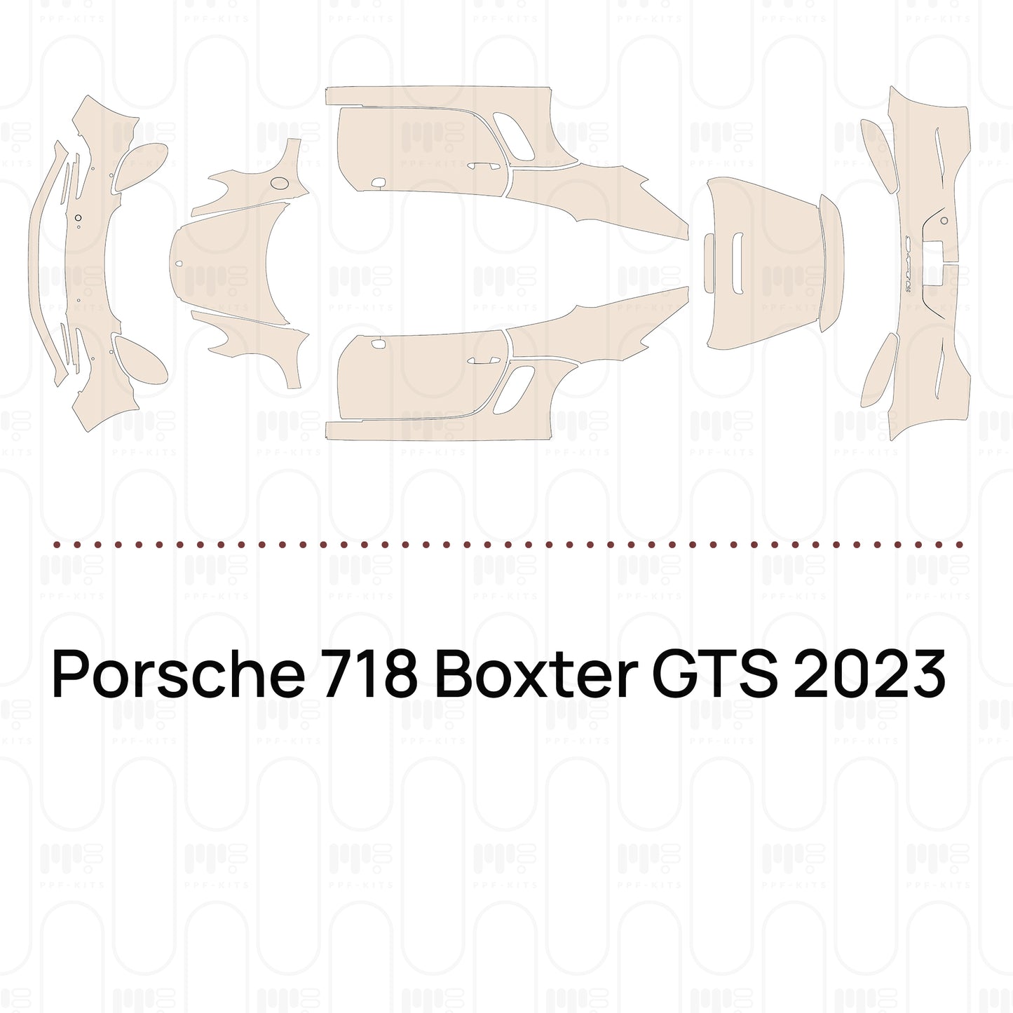 PPF precortado Porsche 718 Boxter GTS 2023