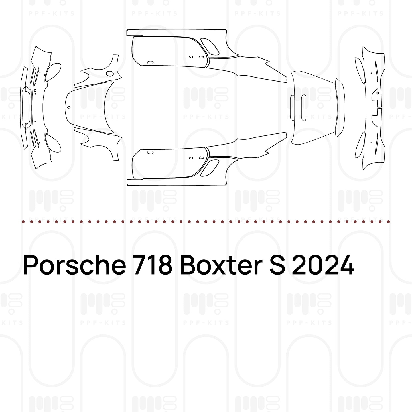 Pre-Cut PPF Porsche 718 Boxter S 2024