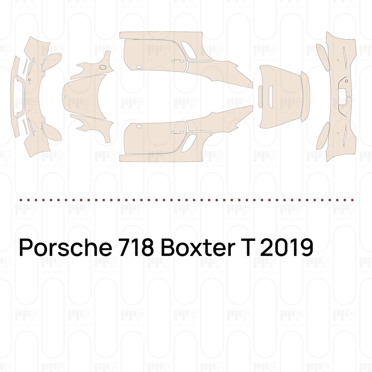 PPF precortado Porsche 718 Boxter T 2019