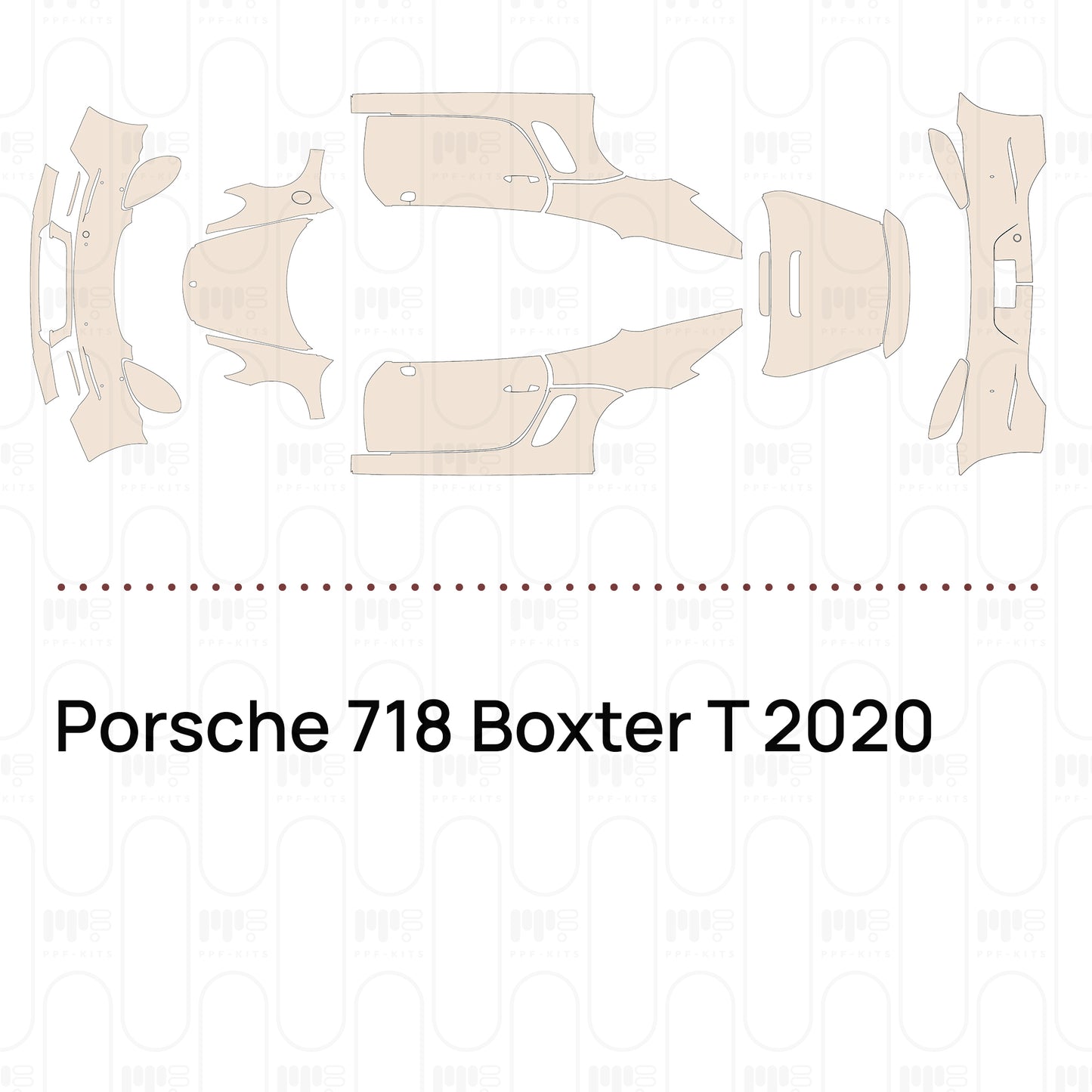 PPF precortado Porsche 718 Boxter T 2020