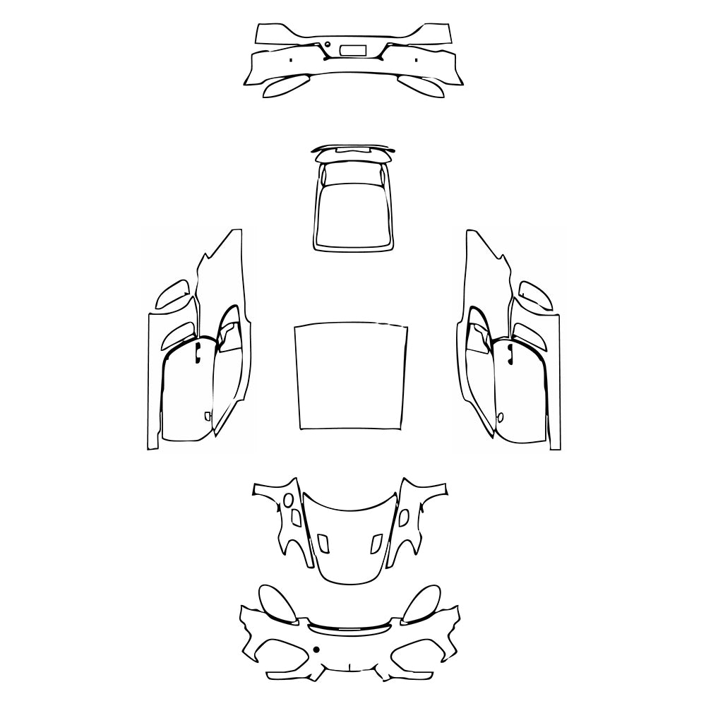 Pre-Cut PPF Porsche 718 Cayman Cayman GT4RS 2025