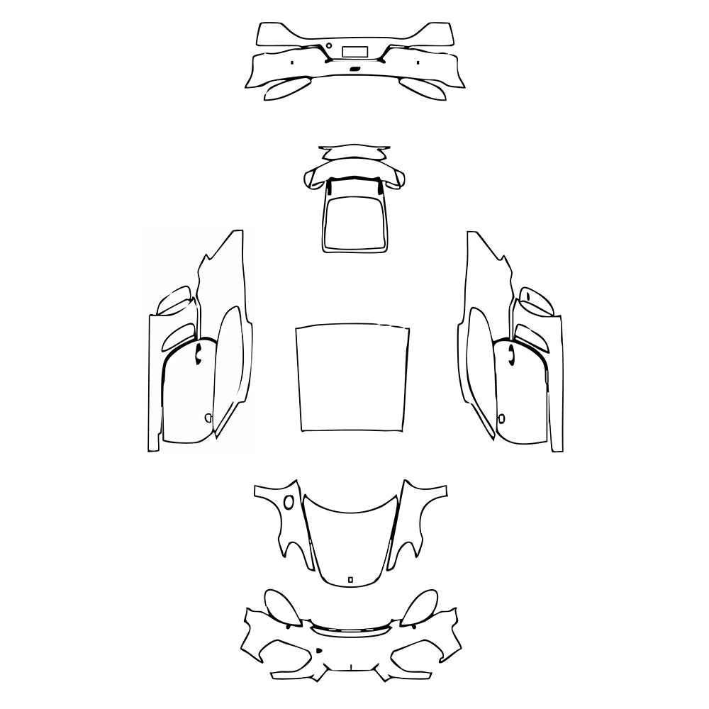 Pre-Cut PPF Porsche 718 Cayman Cayman GT4 2022 - PPF-Kits