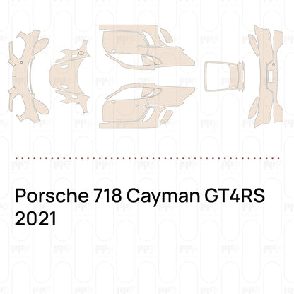 PPF precortado Porsche 718 Cayman GT4RS 2021