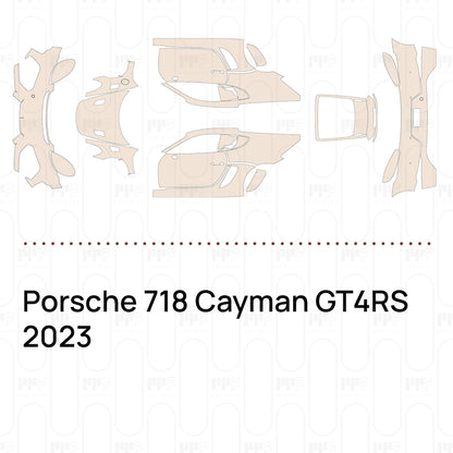 PPF precortado Porsche 718 Cayman GT4RS 2023