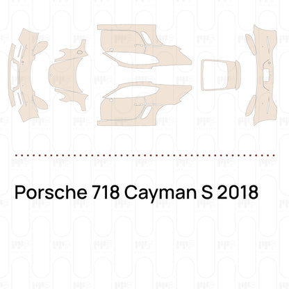 PPF precortado Porsche 718 Cayman S 2018
