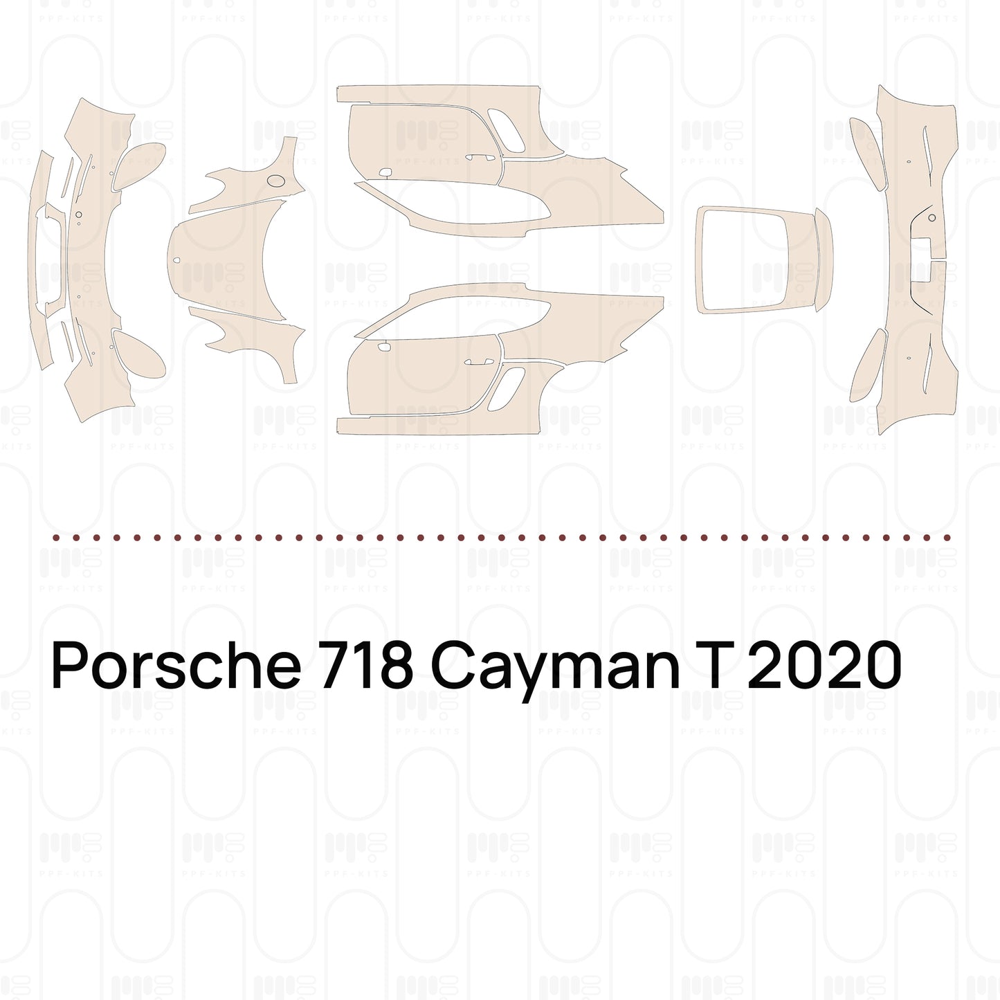 PPF precortado Porsche 718 Cayman T 2020