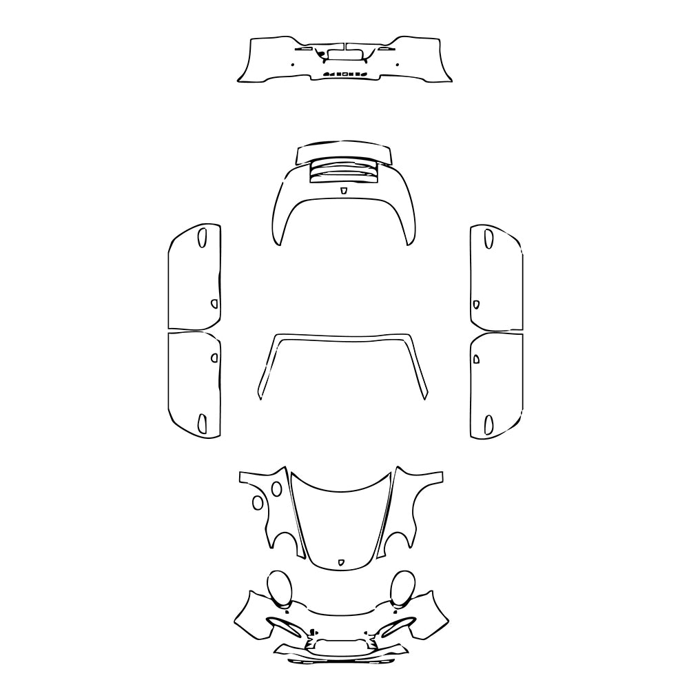 Pre-Cut PPF Porsche 911 Carrera 4S Cabriolet 2015 - PPF-Kits