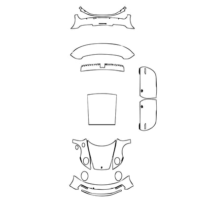 Pre-Cut PPF Porsche 911 Carrera 4S Coupe 2020 - PPF-Kits