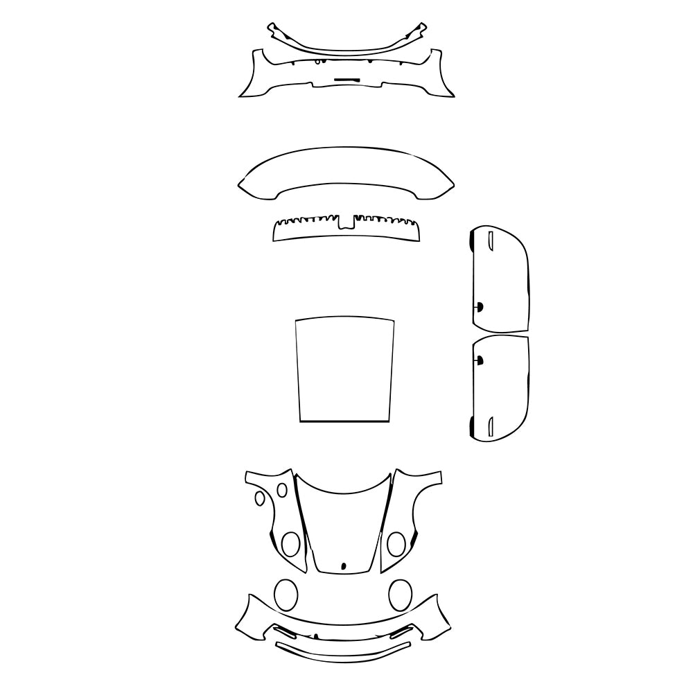 Pre-Cut PPF Porsche 911 Carrera 4S Coupe 2022 - PPF-Kits