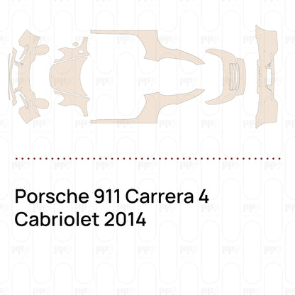 Pre-Cut PPF Porsche 911 Carrera 4 Cabriolet 2014