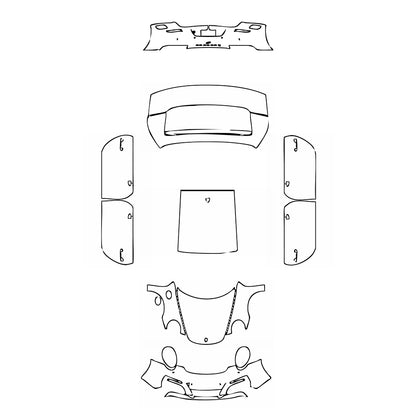 Pre-Cut PPF Porsche 911 Carrera 4 Coupe 2016 - PPF-Kits