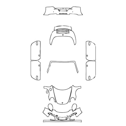 Pre-Cut PPF Porsche 911 Carrera 4 GTS Cabriolet 2015 - PPF-Kits