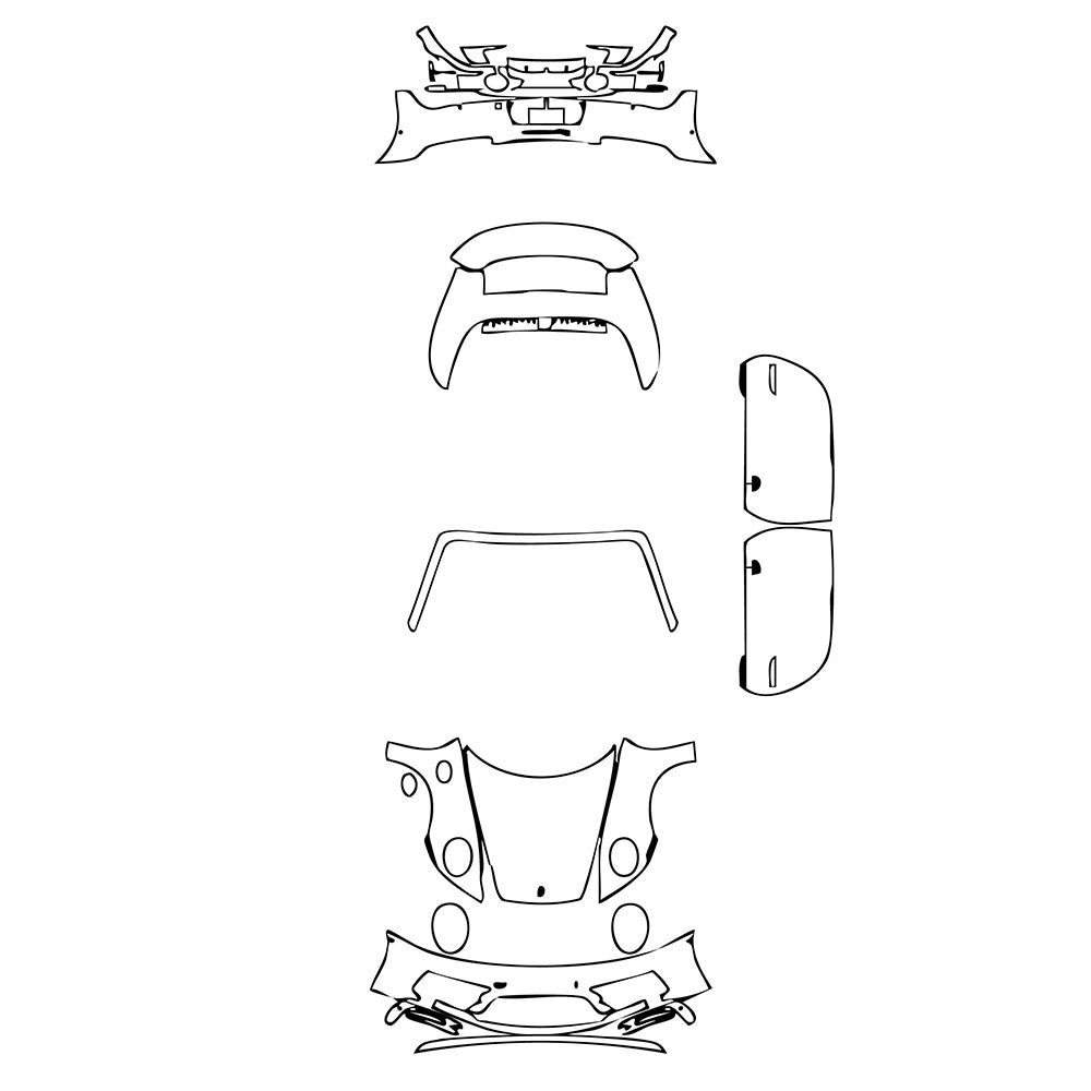 Pre-Cut PPF Porsche 911 Carrera 4 GTS Cabriolet 2021 - PPF-Kits