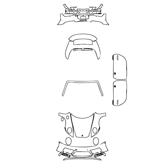 Pre-Cut PPF Porsche 911 Carrera 4 GTS Cabriolet 2024 - PPF-Kits