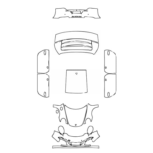 Pre-Cut PPF Porsche 911 Carrera 4 GTS Coupe 2015 - PPF-Kits