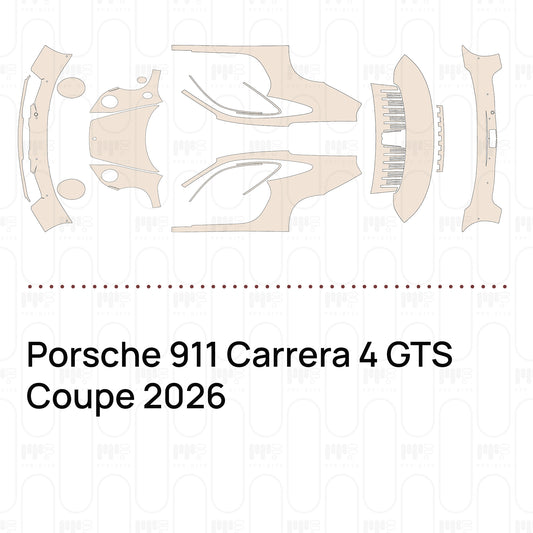 PPF precortado Porsche 911 Carrera 4 GTS Coupe 2026