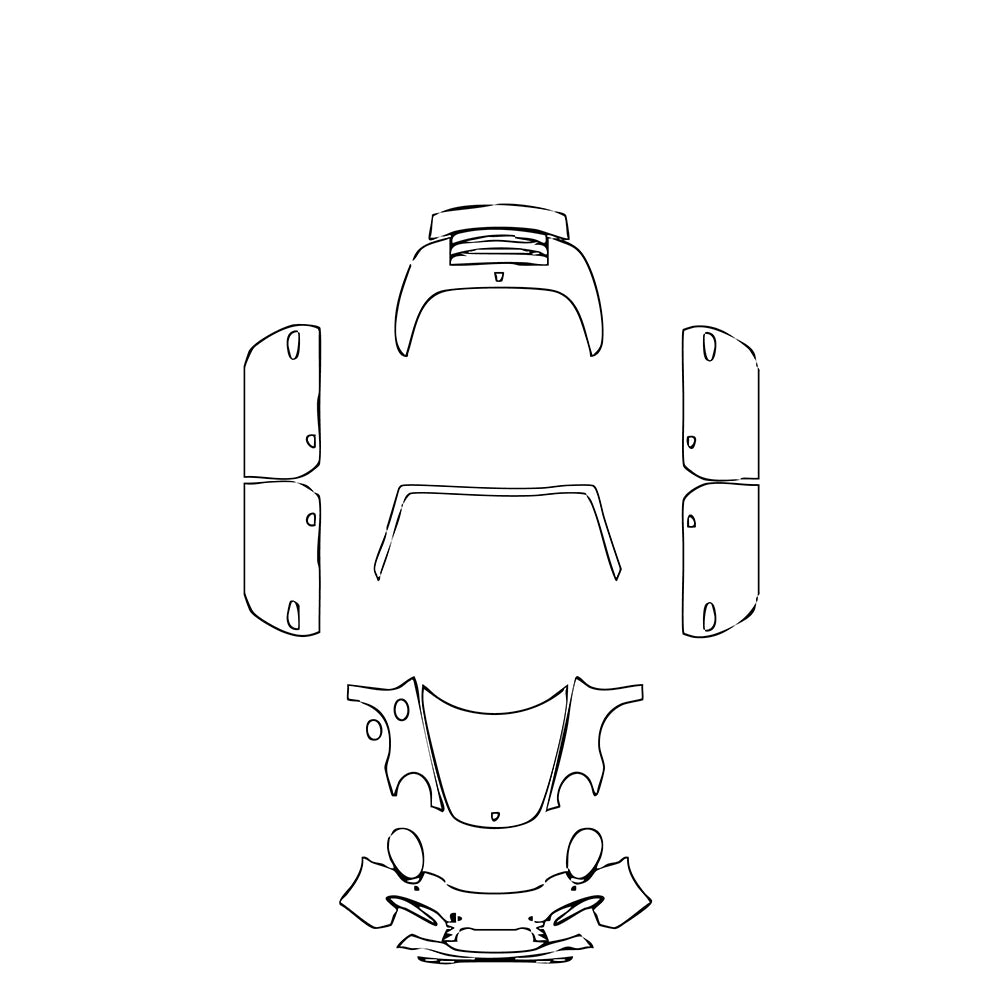 Pre-Cut PPF Porsche 911 Carrera Cabriolet 2012 - PPF-Kits