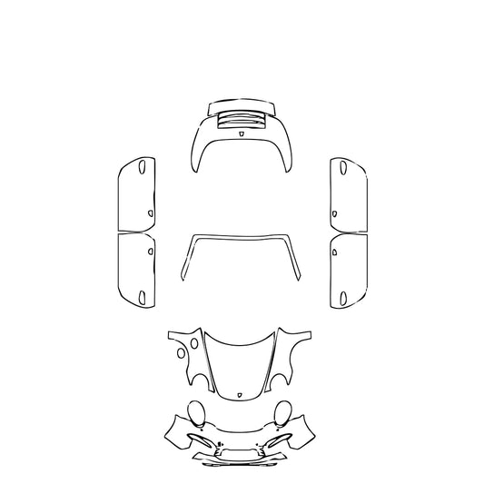 Pre-Cut PPF Porsche 911 Carrera Cabriolet 2013 - PPF-Kits