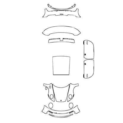 Pre-Cut PPF Porsche 911 Carrera Coupe 2022 - PPF-Kits
