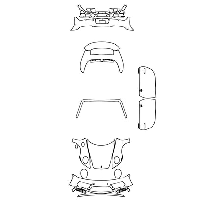 Pre-Cut PPF Porsche 911 Carrera GTS Cabriolet 2022 - PPF-Kits