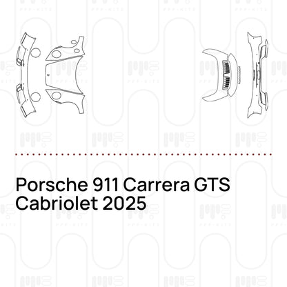 Pre-Cut PPF Porsche 911 Carrera GTS Cabriolet 2025