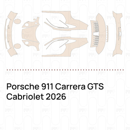 Pre-Cut PPF Porsche 911 Carrera GTS Cabriolet 2026