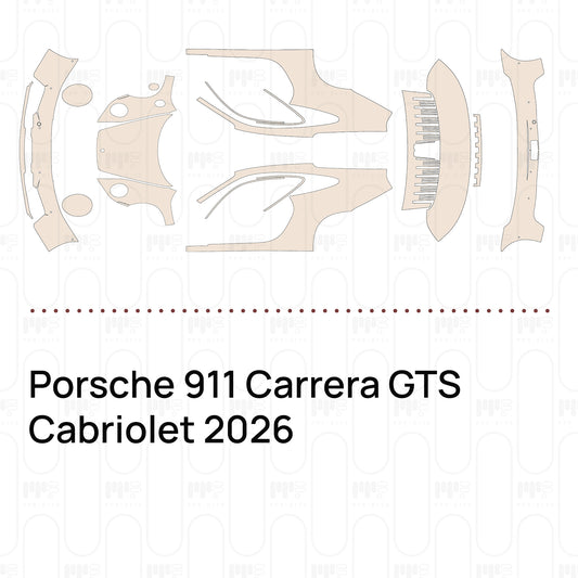 PPF precortado Porsche 911 Carrera GTS Cabriolet 2026