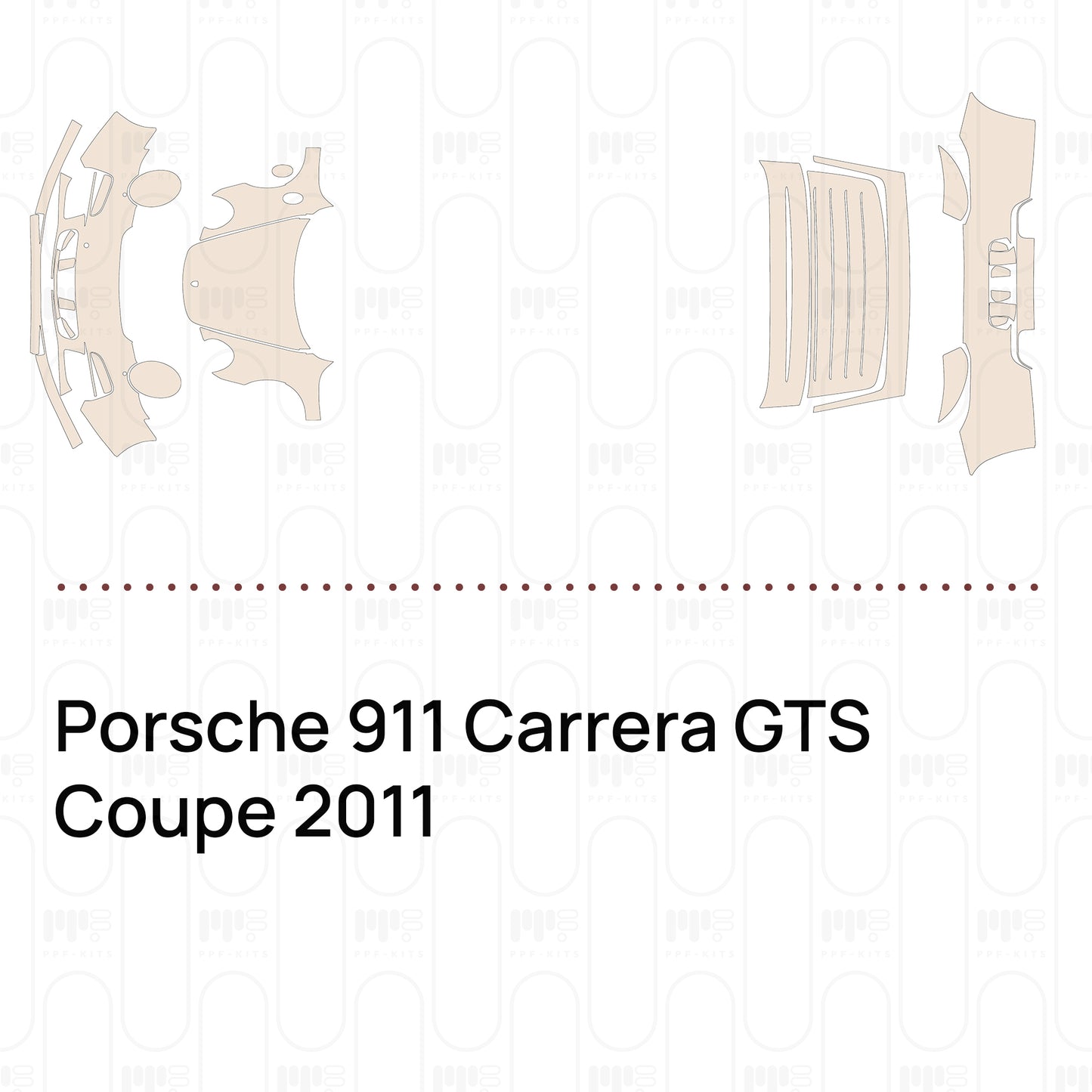 PPF precortado Porsche 911 Carrera GTS Coupe 2011