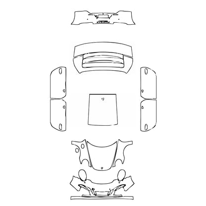 Pre-Cut PPF Porsche 911 Carrera GTS Coupe 2015 - PPF-Kits