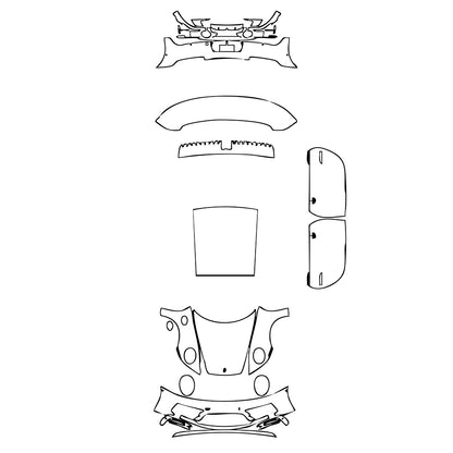 Pre-Cut PPF Porsche 911 Carrera GTS Coupe 2021 - PPF-Kits