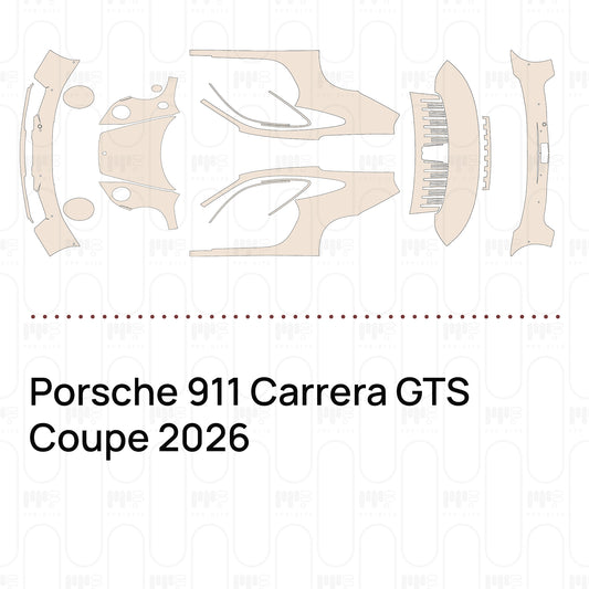 PPF precortado Porsche 911 Carrera GTS Coupe 2026