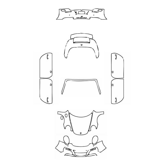 Pre-Cut PPF Porsche 911 Carrera S Cabriolet 2016 - PPF-Kits