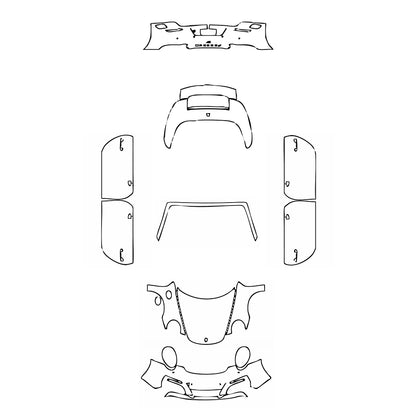 Pre-Cut PPF Porsche 911 Carrera S Cabriolet 2018 - PPF-Kits