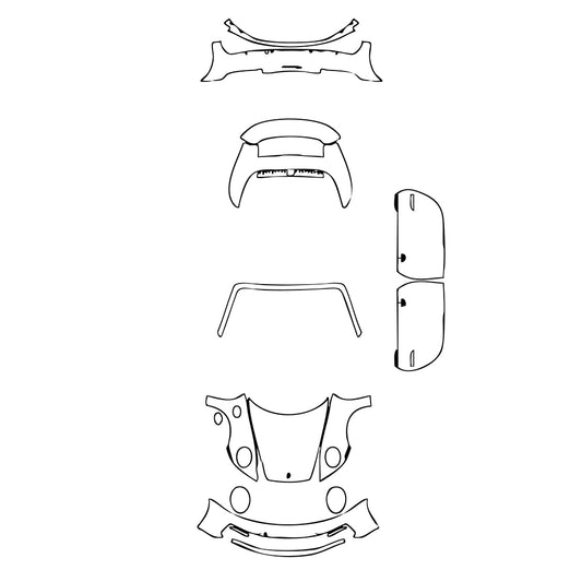 Pre-Cut PPF Porsche 911 Carrera S Cabriolet 2021 - PPF-Kits