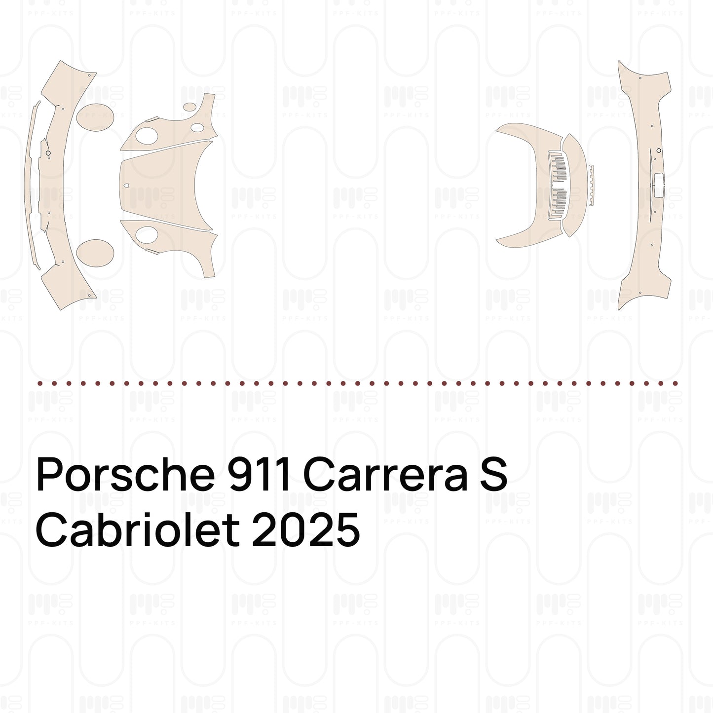 PPF precortado Porsche 911 Carrera S Cabriolet 2025