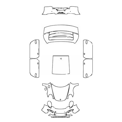 Pre-Cut PPF Porsche 911 Carrera S Coupe 2012 - PPF-Kits