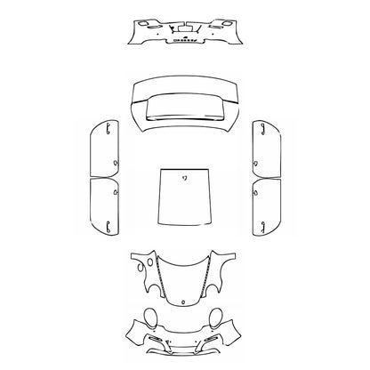 Pre-Cut PPF Porsche 911 Carrera S Coupe 2018 - PPF-Kits