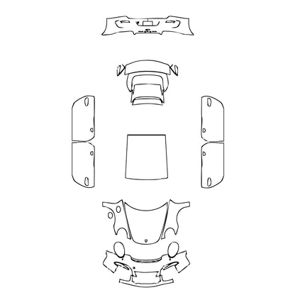 Pre-Cut PPF Porsche 911 GT3 2013 - PPF-Kits