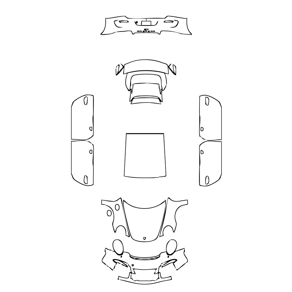 Pre-Cut PPF Porsche 911 GT3 2015 - PPF-Kits
