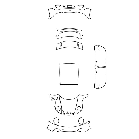 Pre-Cut PPF Porsche 911 GT3 2021 - PPF-Kits