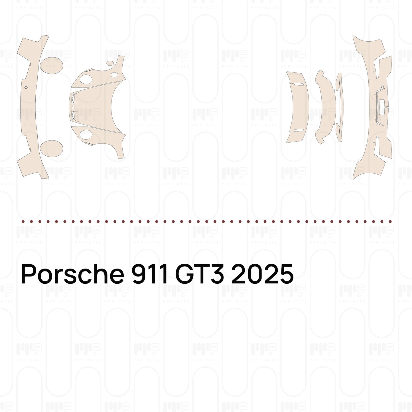 Pre-Cut PPF Porsche 911 GT3 2025