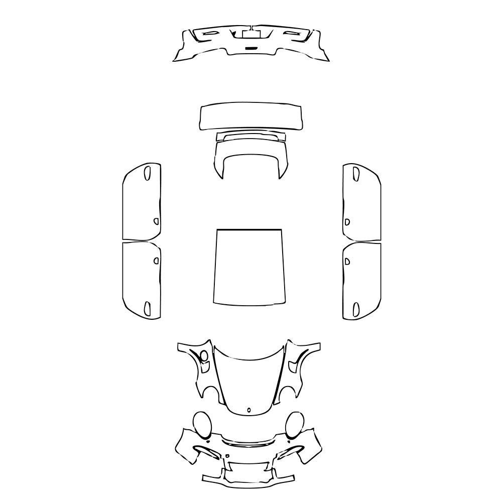 Pre-Cut PPF Porsche 911 GT3 RS 2015 - PPF-Kits